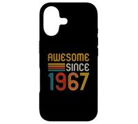 Retro 59th birthday Awesome Since 1967 Case for iPhone 17