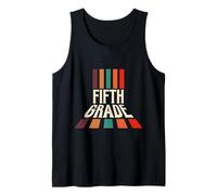 Retro 5th Fifth Grade Teacher & Student Back to School Tank Top