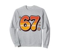 Retro 6 7 Summer Alpha Slang 67 Beach Sweatshirt