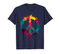 Retro 60's 70's Flower Power Groovy Love Peace Hippie T-Shirt