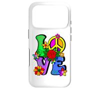 Retro 60's 70's Flower Power Hippy, Groovy Love Peace Hippie Case for iPhone 17 Pro