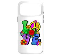 Retro 60's 70's Flower Power Hippy, Groovy Love Peace Hippie Case for iPhone 17 Pro Max