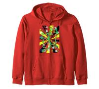 Retro 60s Cat Vintage Child Stars Boys Girls Zip Hoodie
