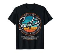 Retro 60th Birthday Built in The Sixties Senior Citizens T-Shirt