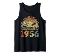 Retro 69 Years Old September 1956 Vintage 69th Birthday Men Tank Top