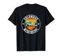 Retro 70s 80s Columbus Mississippi MS T-Shirt