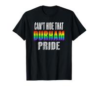 Retro 70's 80's Style Can't Hide That Durham Gay Pride T-Shirt