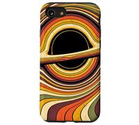 Retro 70s Black Hole Physics Astrophysicist Universe Space Case for iPhone SE (2020) / 7/8