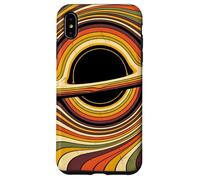 Retro 70s Black Hole Physics Astrophysicist Universe Space Case for iPhone XS Max