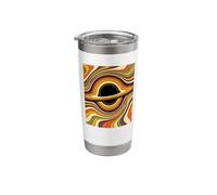 Retro 70s Black Hole Physics Astrophysicist Universe Space Stainless Steel Insulated Tumbler
