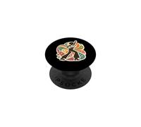 Retro 70s Disco Dancer, Vintage Funky Groove PopSockets Adhesive PopGrip
