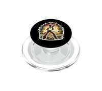 Retro 70s Disco Dancer, Vintage Funky Groove PopSockets PopGrip for MagSafe