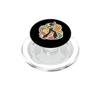 Retro 70s Disco Dancer, Vintage Funky Groove PopSockets PopGrip for MagSafe