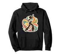 Retro 70s Disco Dancer, Vintage Funky Groove Pullover Hoodie