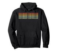 Retro 70s Document Controller Job Title Pullover Hoodie