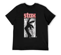 Retro 70s Soul Music-Inspired Graphic T-Shirt for Men and Women, Vintage Record Label Style Funk Tee Shirt Black-Style L