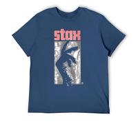 Retro 70s Soul Music-Inspired Graphic T-Shirt for Men and Women, Vintage Record Label Style Funk Tee Shirt Navy-Style S