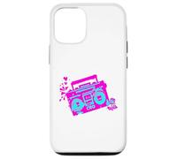 Retro 80s 90s Boom-box Vintage Cassette Player Graphic Tee Case for iPhone 12/12 Pro