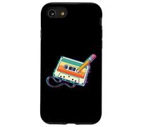 Retro 80s 90s Cassette And Pencil Mixtape Aesthetic Case for iPhone SE (2020) / 7/8