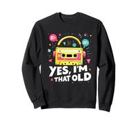 retro 80s 90s costume yes i'm that old Sweatshirt