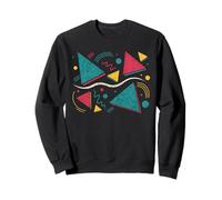 Retro 80s 90s Geometric Memphis Design Abstract Shapes Sweatshirt