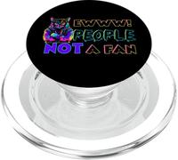 Retro 80s 90s streetwear Cat Mom Dad Ewww People Not a fan PopSockets PopGrip for MagSafe