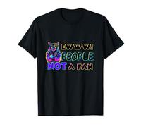 Retro 80s 90s streetwear Cat Mom Dad Ewww People Not a fan T-Shirt