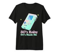 Retro 80's Baby 90's Made Me Nostalgia Premium T-Shirt