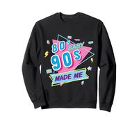 Retro 80s Baby But 90s Made Me Novelty Theme 90s Aesthetic Sweatshirt