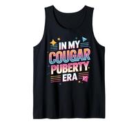 Retro 80s Funny Menopause Midlife Cougar Puberty Tank Top