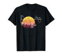 Retro 80s Japanese Vaporwave Synthwave Analog Synthesizer T-Shirt