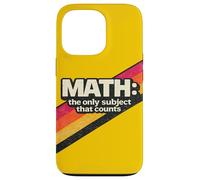 Retro 80s Math The Only Subject That Counts Case for iPhone 13 Pro