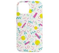 Retro 80s Memphis Geometric Abstract Style Pattern Case for iPhone 14