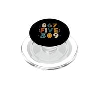 Retro 80s Number Joke Vintage Music Nostalgia PopSockets PopGrip for MagSafe