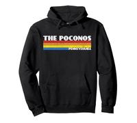 Retro 80s Pennsylvania PA Souvenir The Poconos Pullover Hoodie