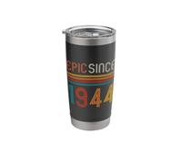 Retro 82th Birthday Epic Since 1944 Stainless Steel Insulated Tumbler