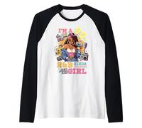Retro 90s RNB Kinda Girl Boombox Nostalgia Raglan Baseball Tee