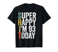 Retro 93 Years Old Vintage Funny 93rd Birthday T-Shirt