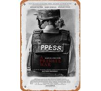 Retro A Private War (#2 of 3) Metal Sign Vintage Look Kitchen Signs Wall Decor 2018 Movie Poster Bar Decorations Funny Tin Art Plaques 8x12 Inch