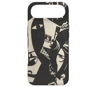 Retro Abstract Black and White Sailor Ship Faces Maria Art Case for iPhone Air
