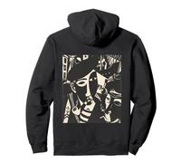 Retro Abstract Black and White Sailor Ship Faces Maria Art Pullover Hoodie