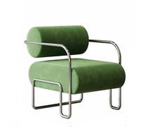 Retro Accent Chair, Extra Soft Padded Upholstered Reading Chair for Living Room and Home Office