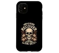 Retro Addiction Recovery Narcotics Anonymous Sobriety Skull Case for iPhone 11