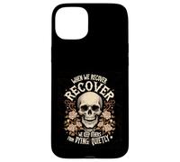 Retro Addiction Recovery Narcotics Anonymous Sobriety Skull Case for iPhone 15 Plus