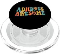 Retro ADHD Is Awesome for Men Women Kids PopSockets PopGrip for MagSafe