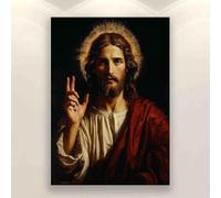 Retro Adult Puzzle 1000 Pieces Jesus Suitable for Those Who Like Challenging Family Leisure and Entertainment Toys