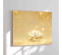 Retro Adult Puzzle 500 Pieces Yellow Butterfly White Water Lily Blooming in Water Letters on The Back Suitable for Beginners to Adapt to Family Education Activities Without Pressure