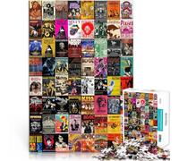 Retro aesthetic poster artJigsaw Puzzles for teenagers 1000 Piece Brain Teaser for is ideal as a gift for the whole family 38x26cm