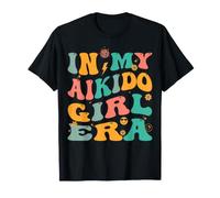 Retro Aikido Girl Groovy Aikidoka T-Shirt