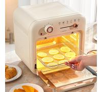 Retro Air Fryer Oven Combination, Multi-function Convection Oven, 18l Large Capacity Air Fryer, Healthy Low-fat Kitchen Appliances, Double-layer Design Toaster